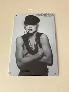 Madonna マドンナ ブリキ看板 インテリア