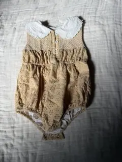 Bonjour diary ベージュロンパース 12Mのサムネイル