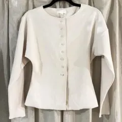 H&M 長袖トップス　ホワイト