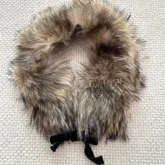 NOLLEY’S ファー　マフラー　襟　リアルファー　ラクーン