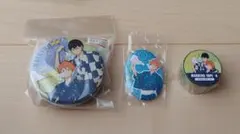 ハイキュー　夏祭り　楕円缶バッジ　缶入りメモ　マスキングテープ　日向　影山