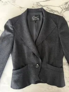 ♥︎クードシャンス♥︎グレー テーラードジャケット グレー　7号36