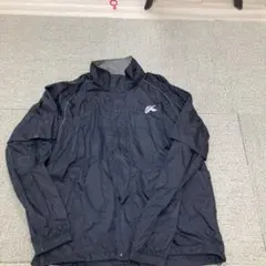 Kasco 黒 レインウェア Lサイズ　上下セット　ポーチ入り