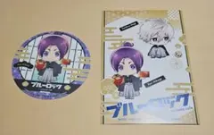 ブルーロック アニメイトカフェ コースター ポストカード　凪誠士郎　御影玲王