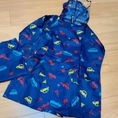 キッズ　レインコート　車