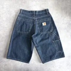 80s Carhartt 100 YEARS デニム ショーツ W28 日本製