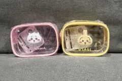 ちいかわ ぷっくりクリアミニポーチ ちいかわ うさぎ 2種セット