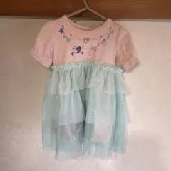 ディズニープリンセス　アリエル 半袖ワンピース　(SHOO・LA・RUE) 90