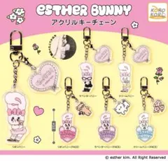 エスター・バニー アクリルキーチェーン リボンバニー