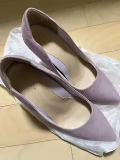 RANDA 薄紫 ポインテッドトゥヒール 23.0