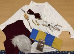 ツイステ　カリム　コスプレ衣装 ウィッグ付き　褐色ファンデ付き ツイステ カリム コスプレ衣装 ウィッグ付き 褐色ファンデ付き - メルカリ