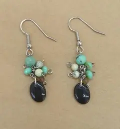 天然石使用 ピアス 約5cm