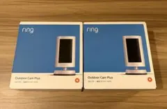 新品 2個 Ring Outdoor Cam Plus 電源モデル ホワイトのサムネイル