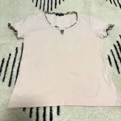 Burberry LONDON　半袖　Tシャツ　ピンク　ノバチェック　レディース
