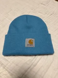 Carhartt アクリルニット帽 青 水色