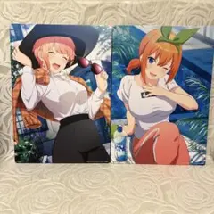 一番くじ 映画「五等分の花嫁」 ~巡りの軌跡~ イラストボード 一花 四葉