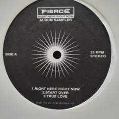 FIERCE RIGHT HERE RIGHT 名曲多数 レコード