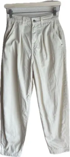 ザラ　ZARA ワイド　パンツ デニム　エクリュ　ホワイト　34 M