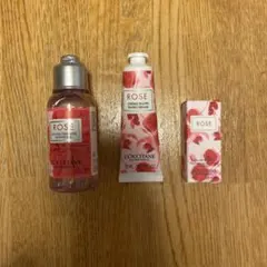 ロクシタン　ローズ　シャワージェル ハンドクリーム　オードトワレ