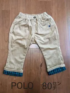 【新品】ポロ　POLO Baby　コーデュロイ　ズボン　パンツ　ベージュ　80