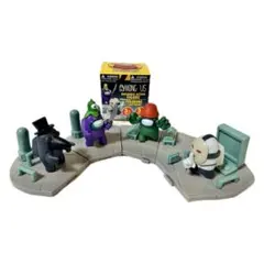 AMONG US　フィギュア　４体セット　ビルダブルアクションフィギュア