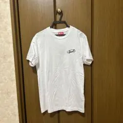 DIESEL Tシャツ ホワイト ロゴ刺繍 クルーネック