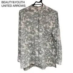 BEAUTY&YOUTH 花柄長袖シャツ
