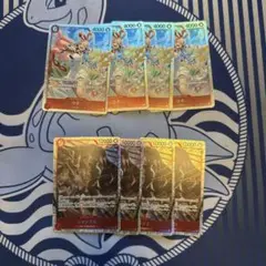 ワンピースカード　ウタ　シャンクス　各4枚セット⑦