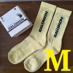 【Mサイズ・イエロー】サロモン　EVERYDAY CREW　ソックス　靴下