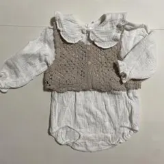 tete a tete ロンパース 80サイズ　ベスト付き
