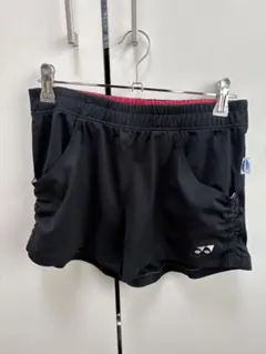 ヨネックス ハーフパンツ 黒 ポケット付き