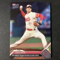 大谷翔平 2023 ToppsNow⭐️2勝目ライアン超え10試合連続2失点以下⭐️