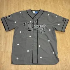 KEBOZ ケボズ ベースボールシャツ サークル刺繍ロゴ ニックギア Ꮮのサムネイル