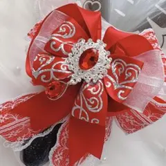 ペンライトリボン キンブレリボン 赤 レッド ⑧デザイン