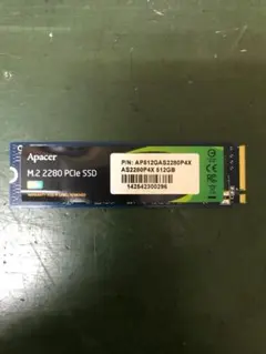 Apacer AS2280P4 512GB M.2 PCIe SSD