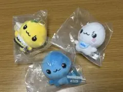 しずくちゃん　ふわふわぬいぐるみ　ガチャガチャ　3個セット