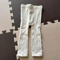 アイボリー ベビー レギンス 80