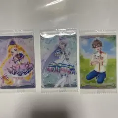 プリキュアカードウエハース11 わんだふるぷりきゅあ　3枚セット