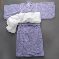 après les cours 子供用 セパレート浴衣・帯セット 110cm