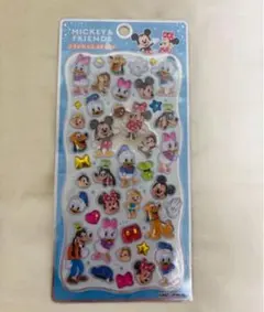 プチドロップステッカー ディズニー ミッキー&フレンズ 水色