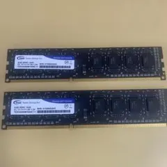 Team Group 4GB DDR3 1600MHz メモリー　2枚のサムネイル