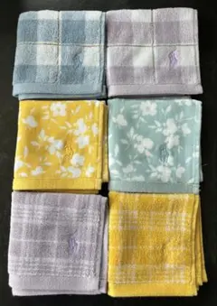 ラルフローレン ハンカチタオル　6枚 小袋　6枚