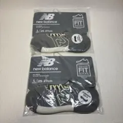 new balance ノーショウソックス L 25-27cm2足セット