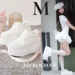 ダーリッチ DDロゴキルティングスニーカー M ホワイト ＊のサムネイル