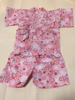 CORNEIUE 花柄甚平 95サイズ ピンク