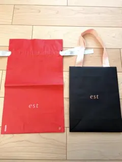 est ギフト用巾着袋&ショッパー