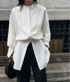 Ameri Vintageホワイト長袖シャツのサムネイル