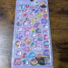 透明プラスチック製　樹脂　おばけ　ぷっくりシール　固い