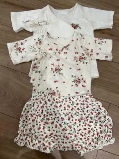 美品SENSE OF WONDER 野いちご 肌着＆パンツセット　50-70cm