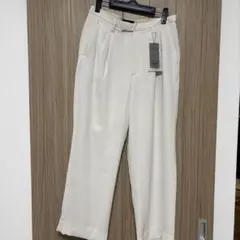 【新品】HARE トロミトラウザー ホワイト Sサイズ